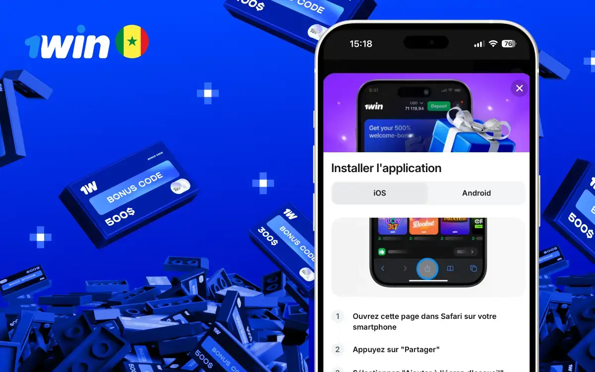 1win APK : Jouer au casino et parier via l’app mobile Sénégal